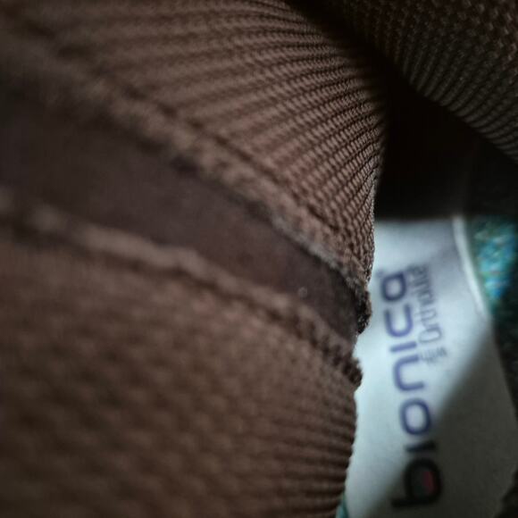 Bionica Dawkins Brown Leather Tall Boots Multi Color Buckle Detail Women's 6 NEW - Picture 6 of 6